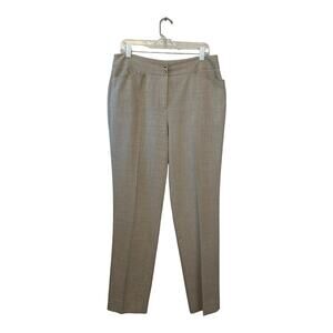 Jones New York tan office straight legs pants size 12